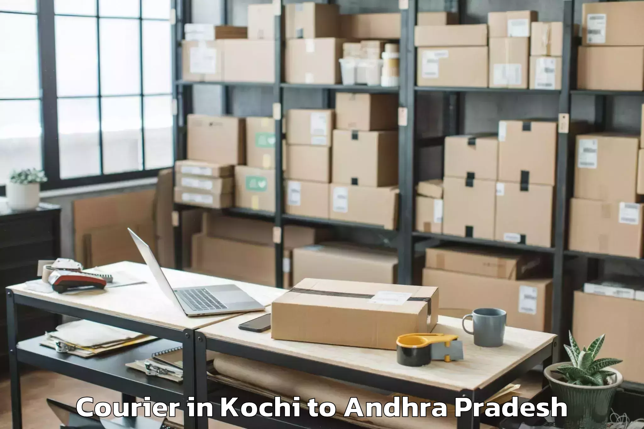 Leading Kochi to Akasahebpeta Courier Provider